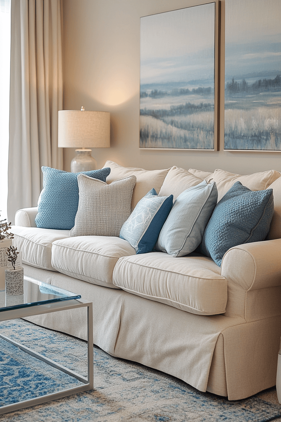 25+ Beige Couch Living Room Designs for a Bright and Airy Home Vibe 8 beige couch living room