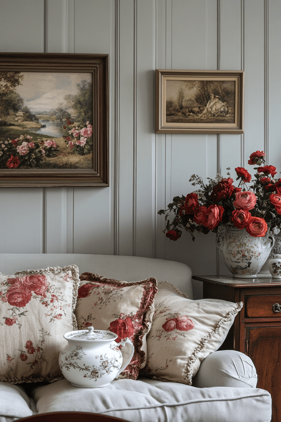 27+ Granny Chic Living Room Looks for a Bright and Cheerful Atmosphere 9 granny chic living room