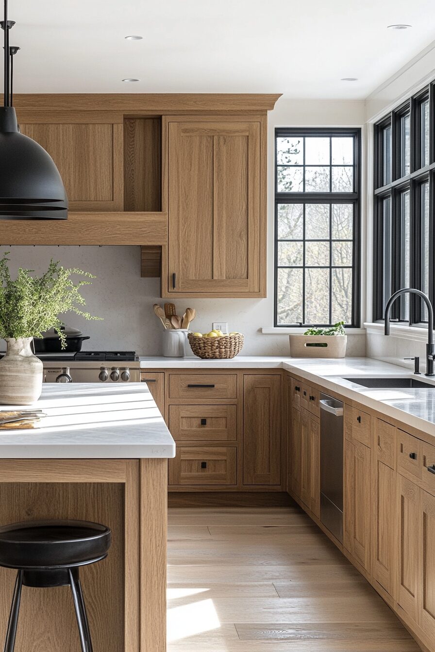 26+ Pale Oak Kitchen Cabinets for a Kitchen That Feels Naturally Inviting 1 pale oak kitchen cabinets