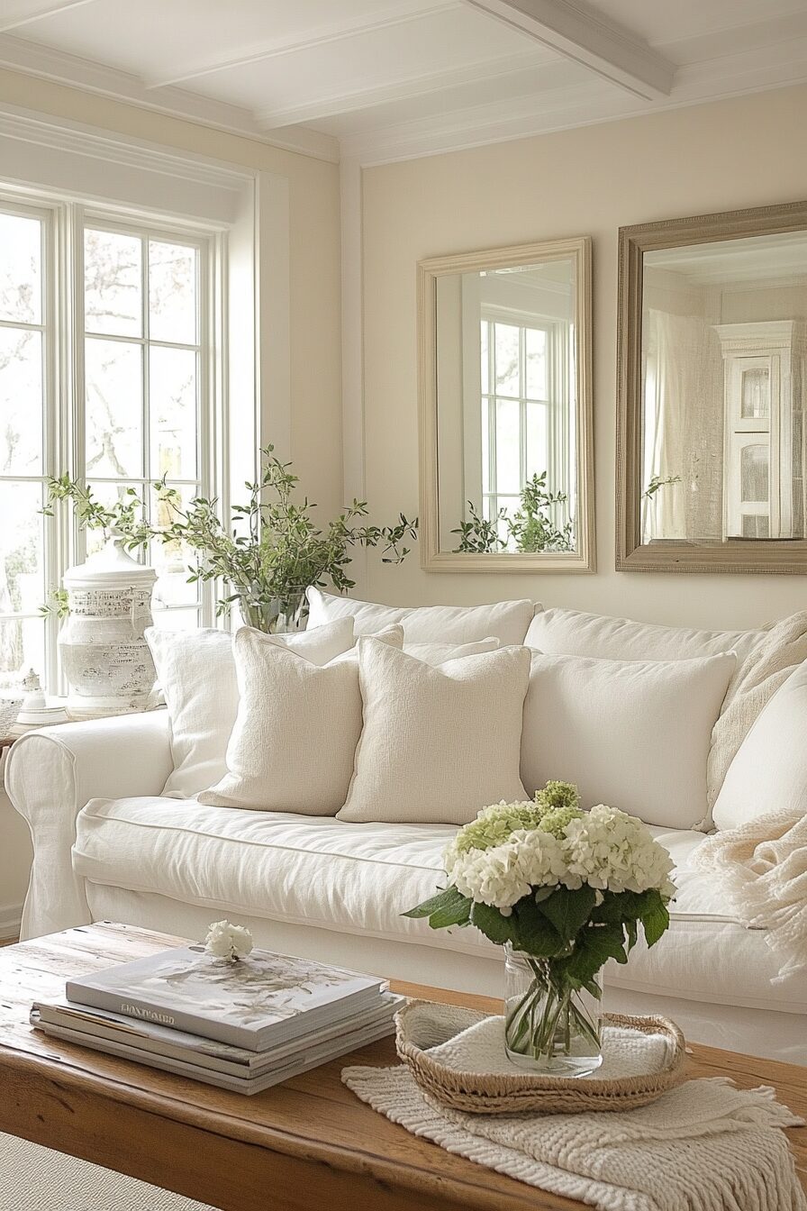 27+ White Couch Living Room Ideas That Elevate Simple Spaces With Style 29 white couch living room
