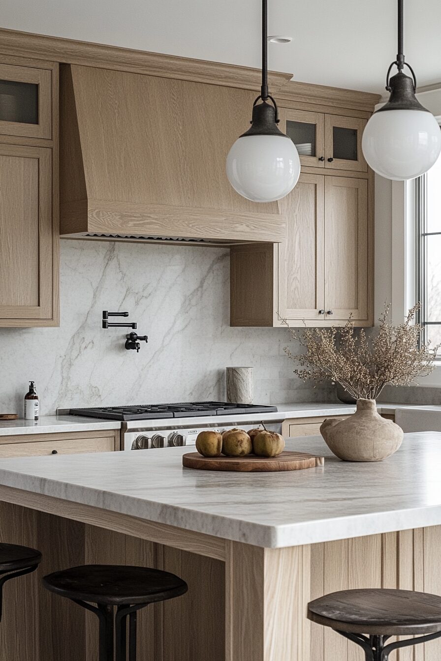 26+ Pale Oak Kitchen Cabinets for a Kitchen That Feels Naturally Inviting 8 pale oak kitchen cabinets