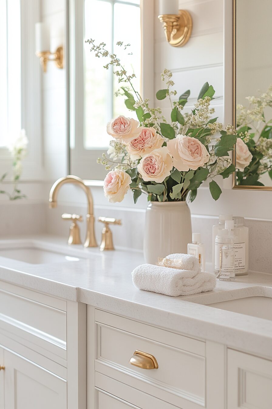25+ Granny Chic Bathroom Inspiration That Turns Simplicity Into Beauty 13 granny chic bathroom