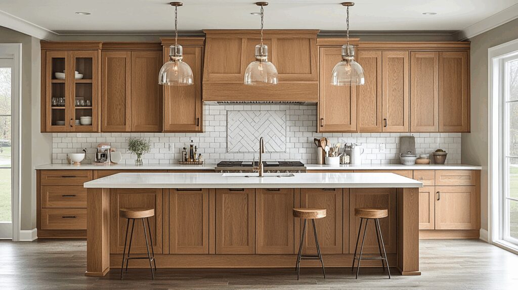 27+ Natural Oak Kitchen Cabinets That Turn Ordinary Rooms Into Retreats 5 natural oak kitchen cabinets