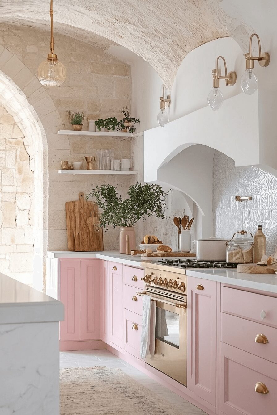29 Rose Gold Kitchen Cabinets That Elevate Your Home’s Style 10 rose gold kitchen cabinets