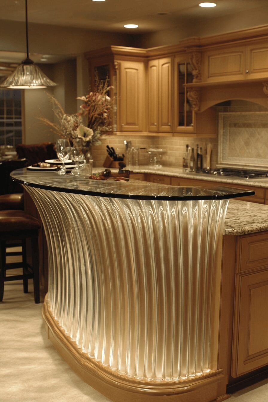 29 Fluted Glass Kitchen Cabinets That Transform Your Kitchen Into a Dreamy Haven 10 fluted glass kitchen cabinets