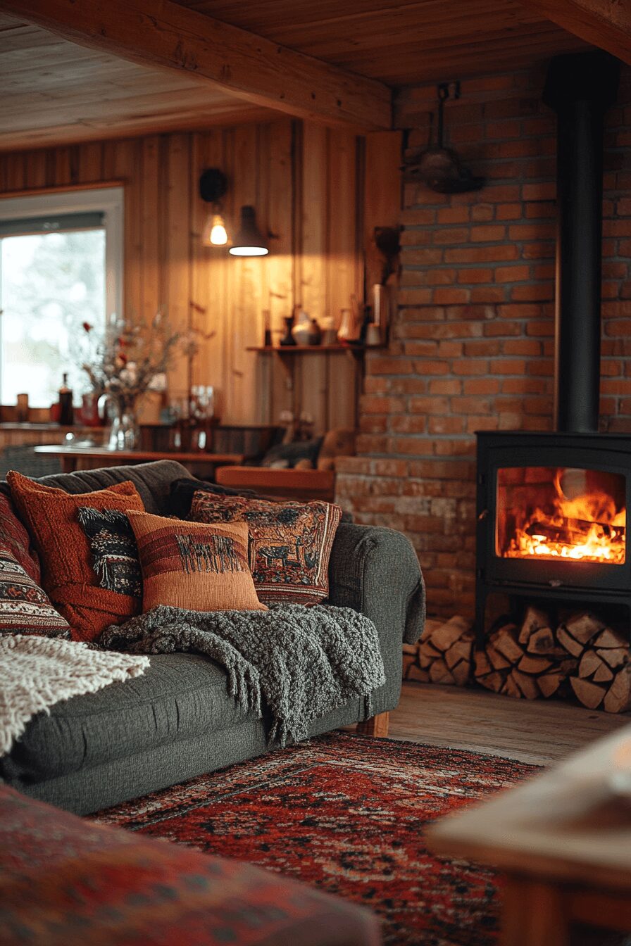 29 Dark Couch Living Room Ideas That Add Depth and Cozy Charm 10 dark couch living room