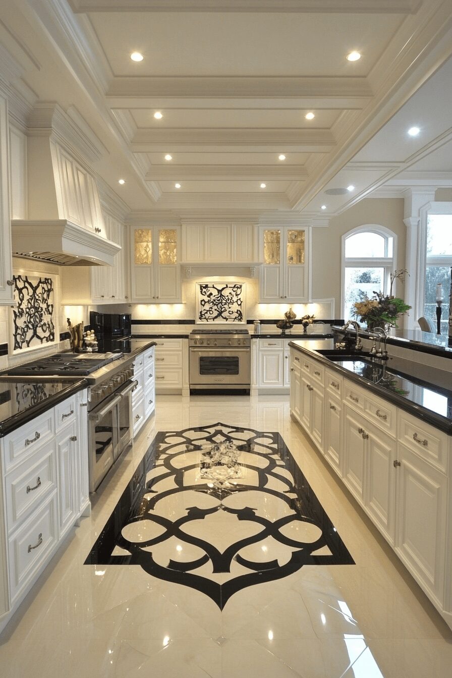 29 White Cabinets Black Countertops That Perfect the Classic Contrast Look 10 white cabinets black countertops