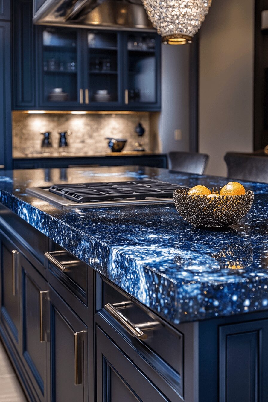 29 Blue Granite Countertops to Inspire Bold and Beautiful Designs 10 blue granite countertops