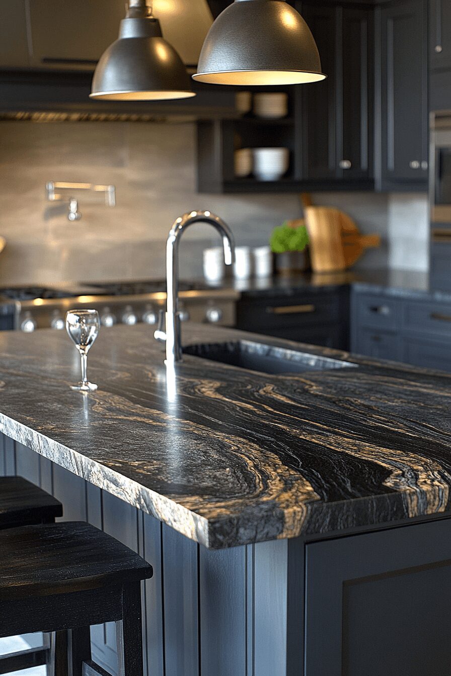 29 Black Granite Countertops Kitchen Designs That Define Classic Luxury 10 black granite countertops kitchen