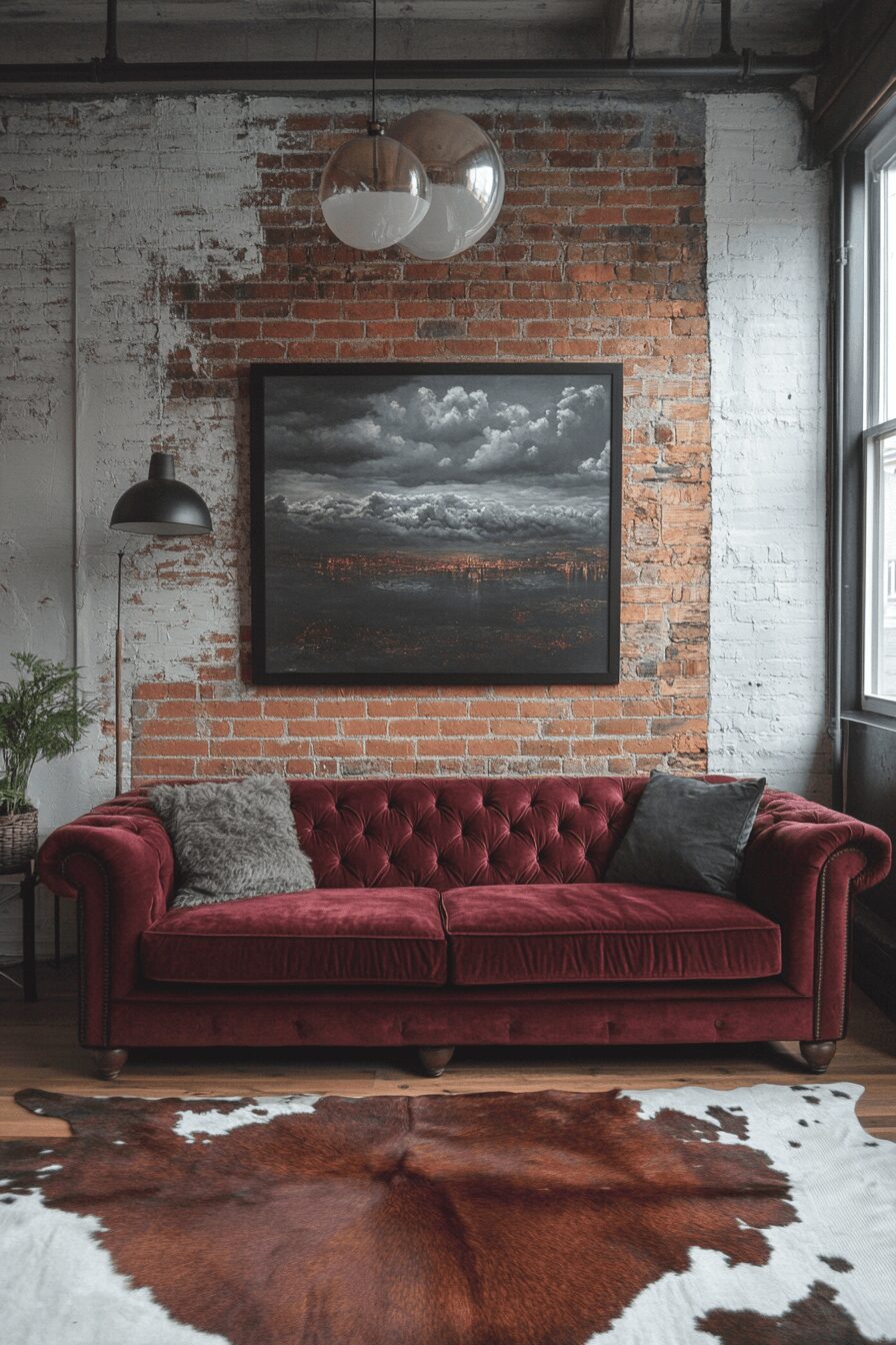 29 Burgundy Couch Living Room Ideas That Add Warmth and Style 11 burgundy couch living room