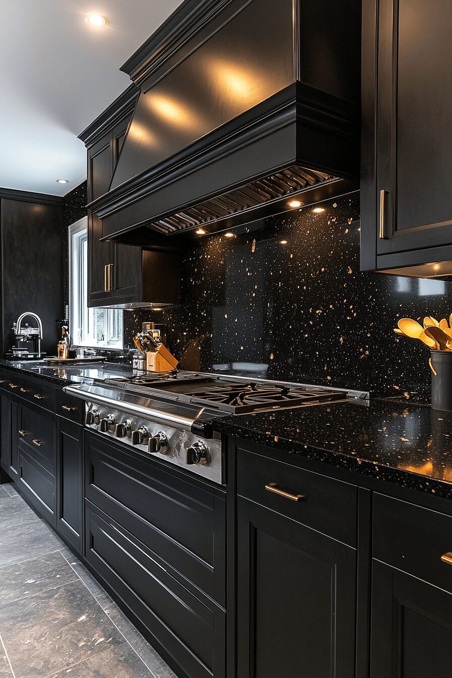 29 Black Quartz Countertops That Capture Modern Luxury at Its Finest 12 black quartz countertops