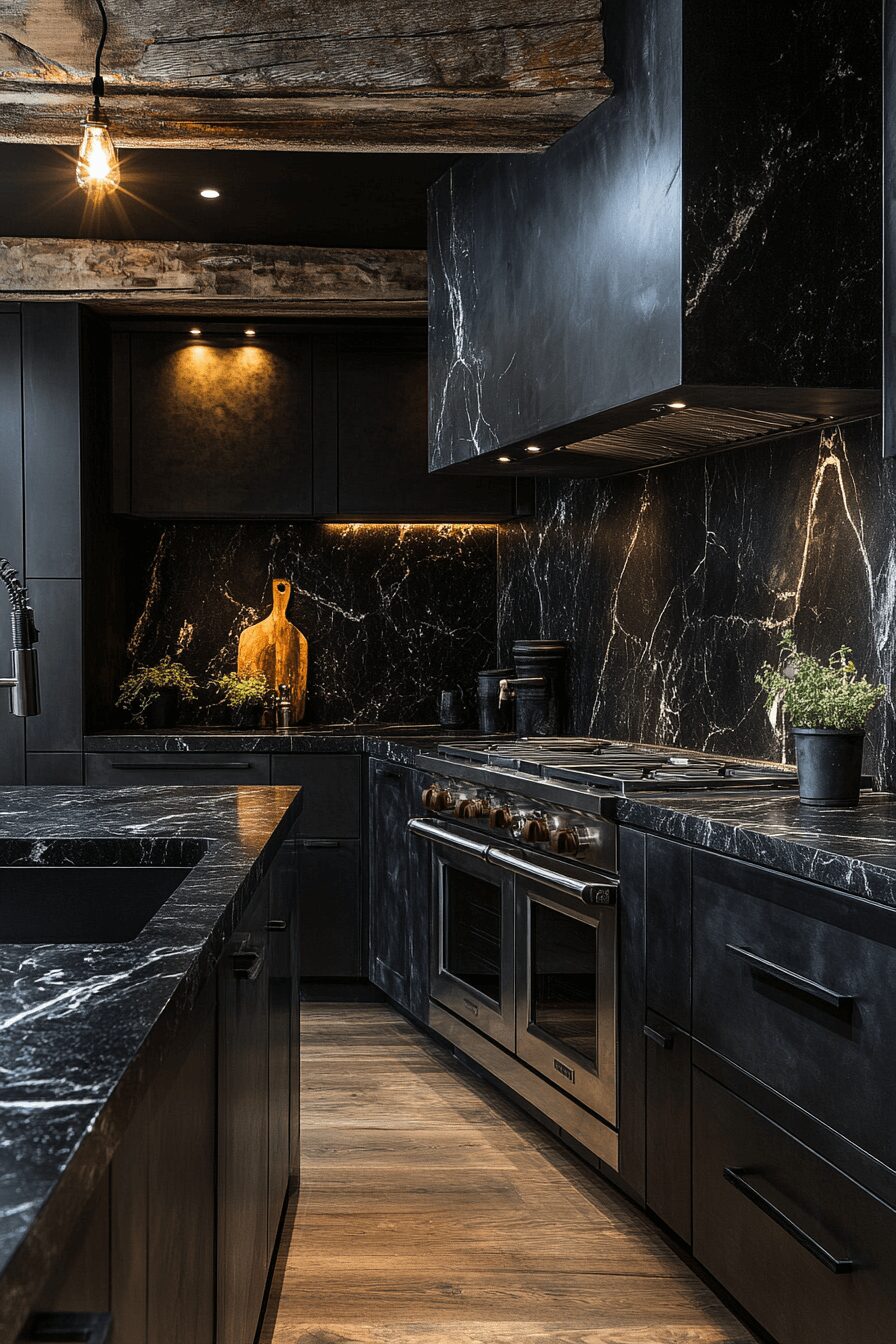 29 Black Granite Countertops Kitchen Designs That Define Classic Luxury 12 black granite countertops kitchen