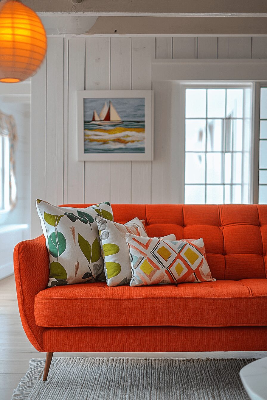 29 Rust Couch Living Room Ideas That Make Your Space Pop 13 rust couch living room ideas