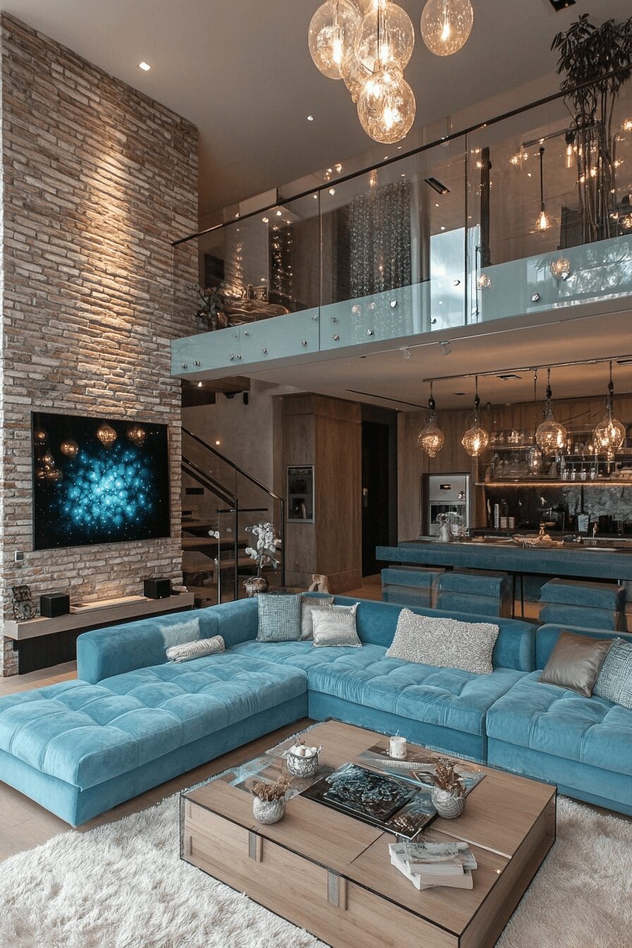 29 Blue Couch Living Room Ideas That Add Calm and Cheerful Energy 13 blue couch living room ideas