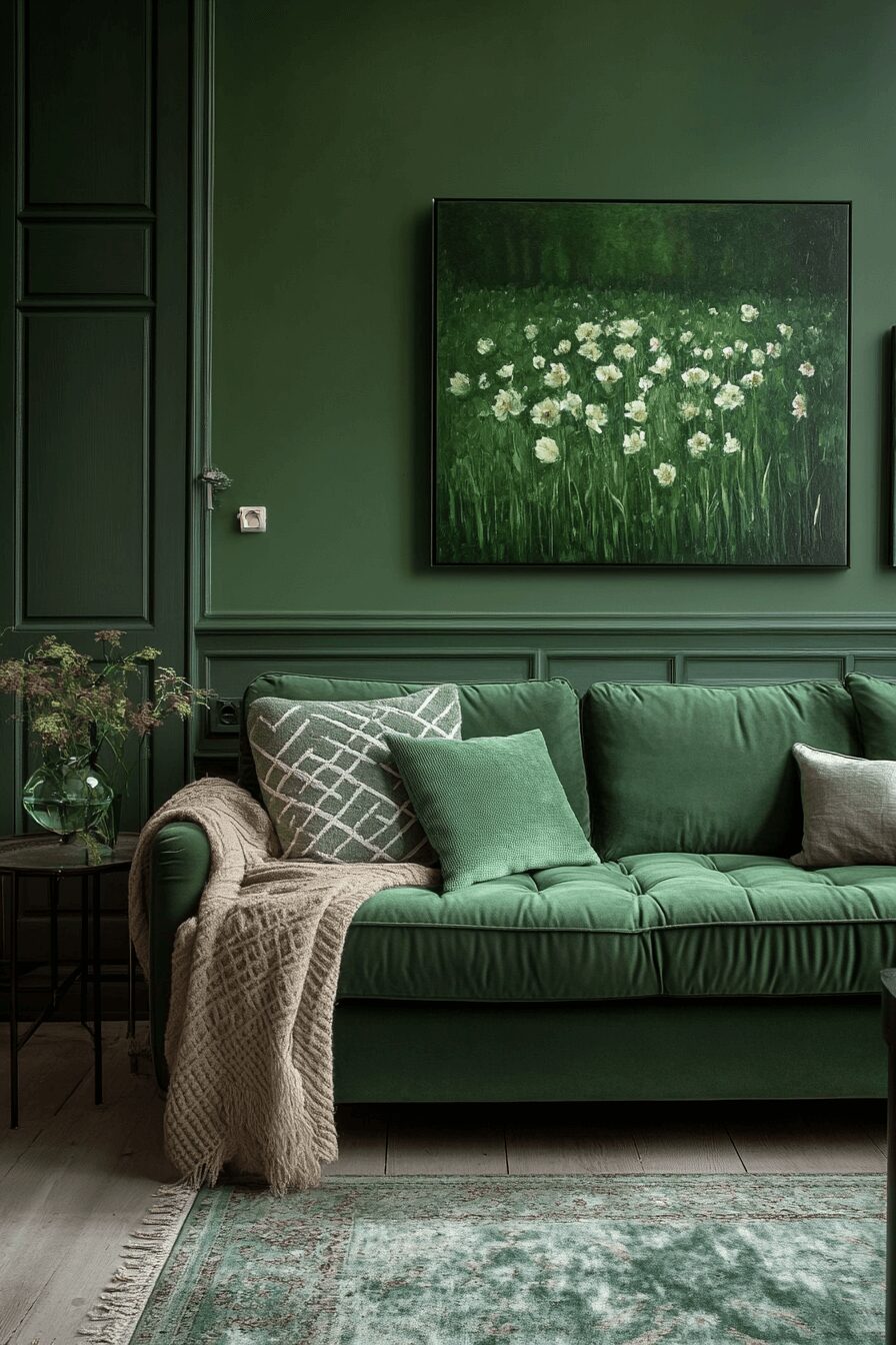 29 Olive Green Couch Living Room Ideas to Create a Fresh and Inviting Retreat 13 olive green couch living room ideas