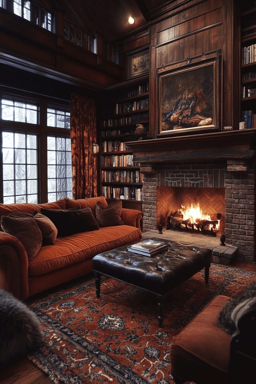 29 Orange Couch Living Room Inspirations That Make Your Space Pop 13 orange couch living room