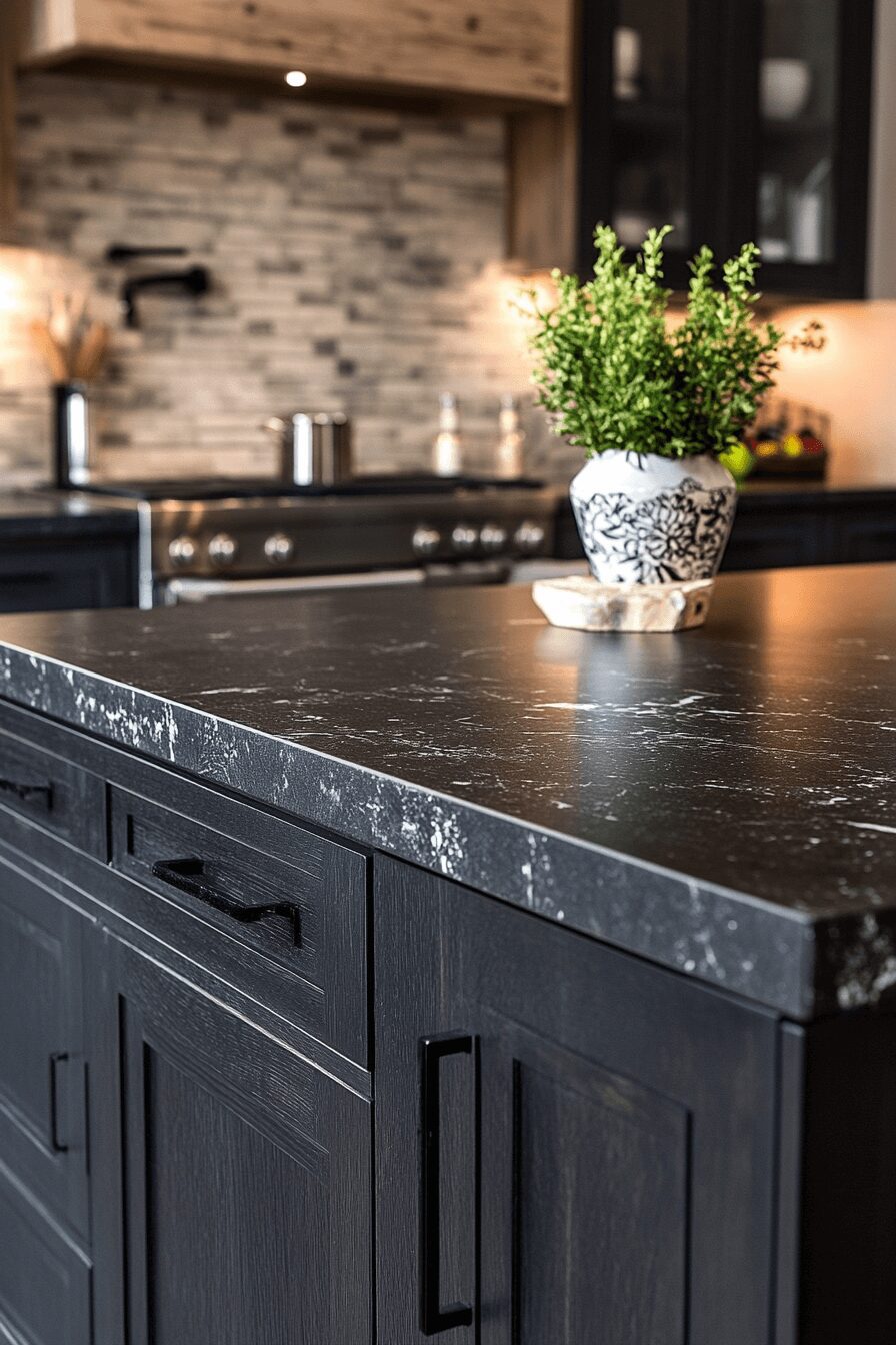 29 Black Quartz Countertops That Capture Modern Luxury at Its Finest 13 black quartz countertops