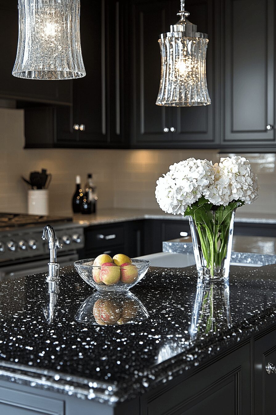 29 Black Quartz Countertops That Capture Modern Luxury at Its Finest 15 black quartz countertops