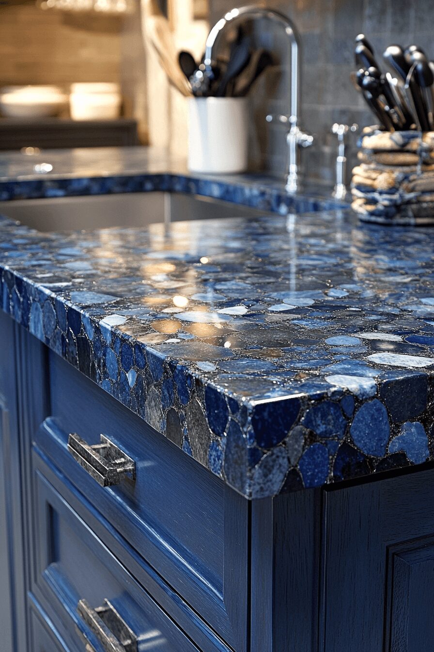 29 Blue Granite Countertops to Inspire Bold and Beautiful Designs 15 blue granite countertops