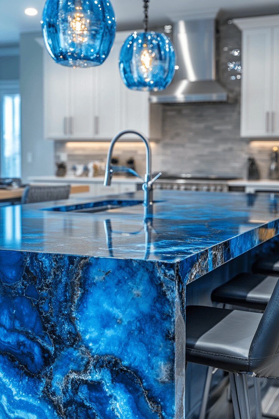 29 Blue Granite Countertops to Inspire Bold and Beautiful Designs 16 blue granite countertops