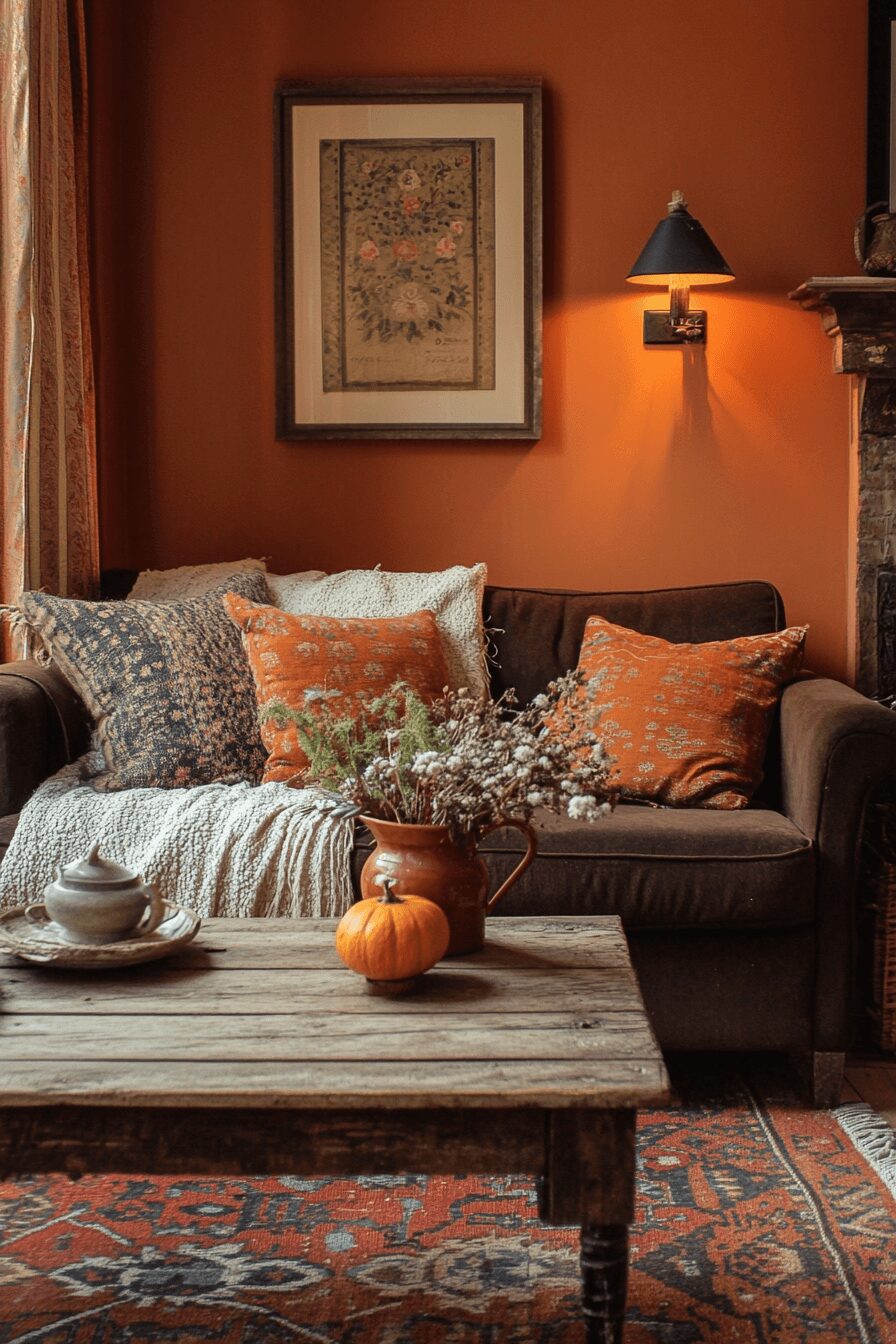 29 Dark Couch Living Room Ideas That Add Depth and Cozy Charm 16 dark couch living room