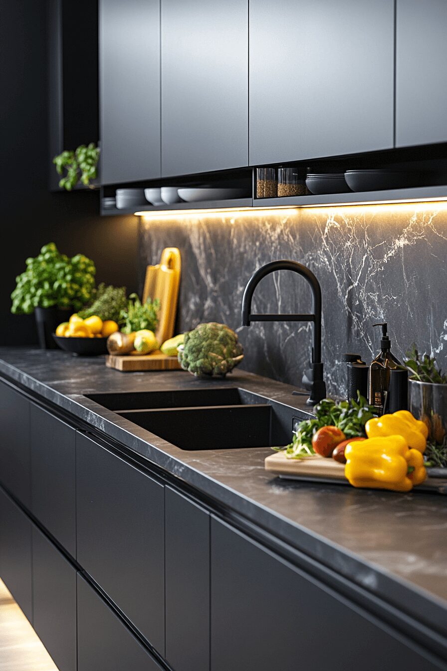 29 Black Countertops to Transform Your Kitchen With Confidence 16 black countertops