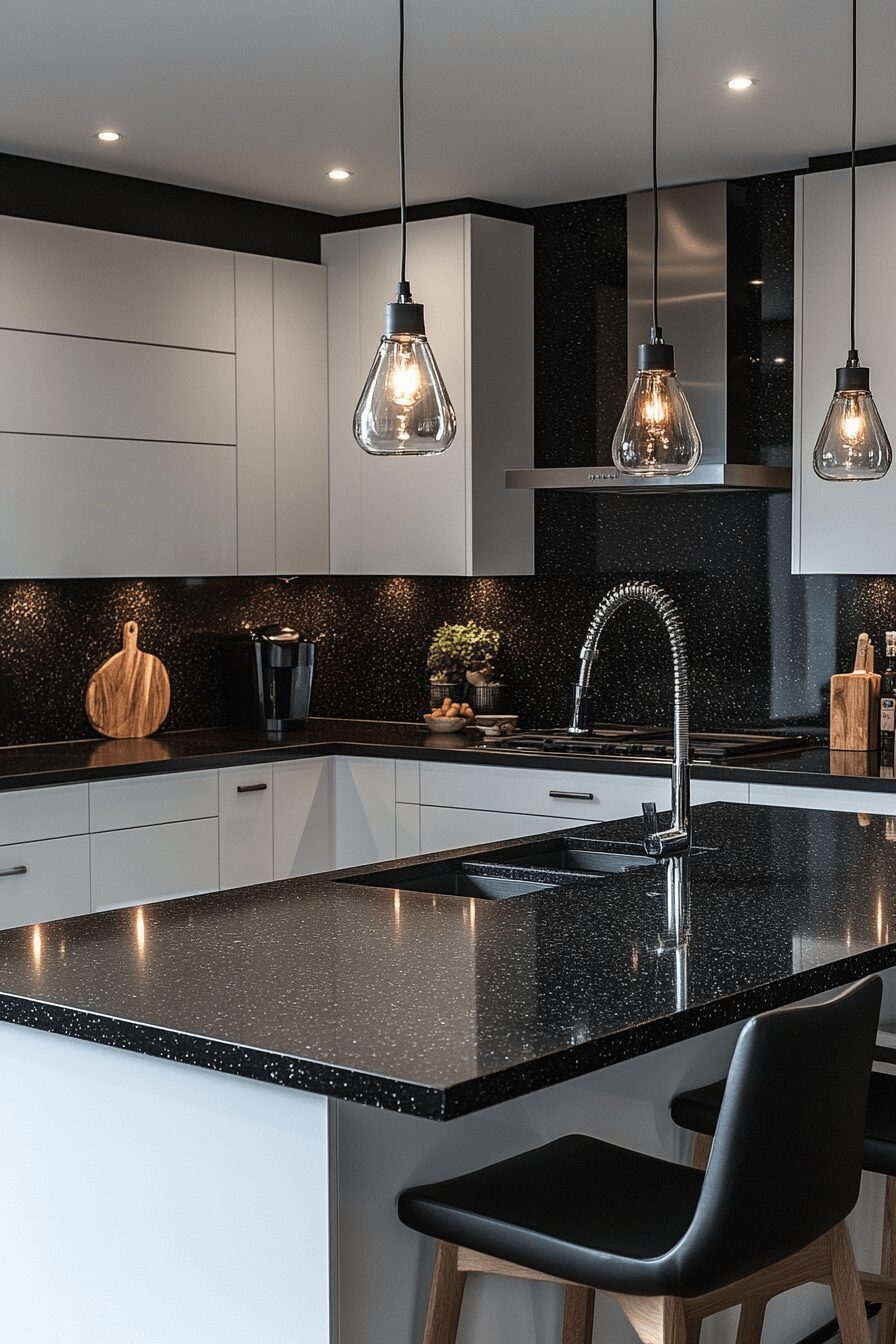 29 Black Granite Countertops Kitchen Designs That Define Classic Luxury 16 black granite countertops kitchen