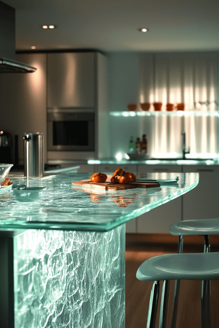 29 Recycled Glass Countertops That Sparkle With Sustainable Style 17 recycled glass countertops