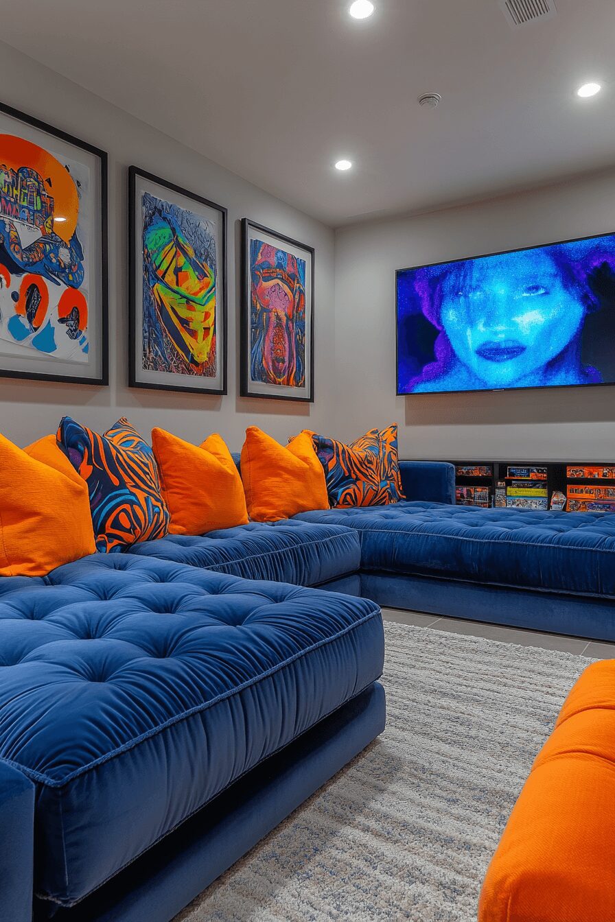 29 Blue Couch Living Room Ideas That Add Calm and Cheerful Energy 18 blue couch living room ideas