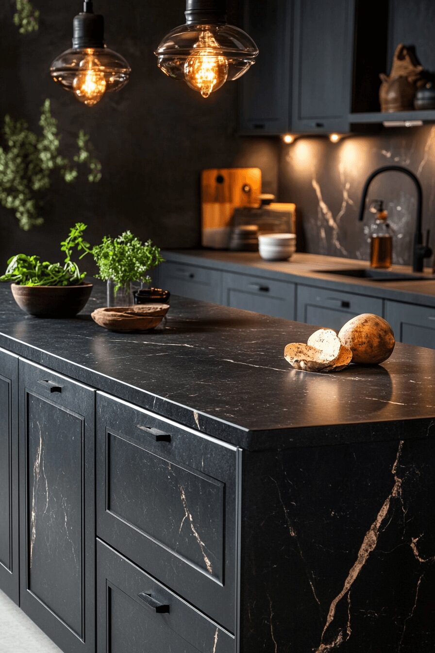 29 Black Quartz Countertops That Capture Modern Luxury at Its Finest 18 black quartz countertops