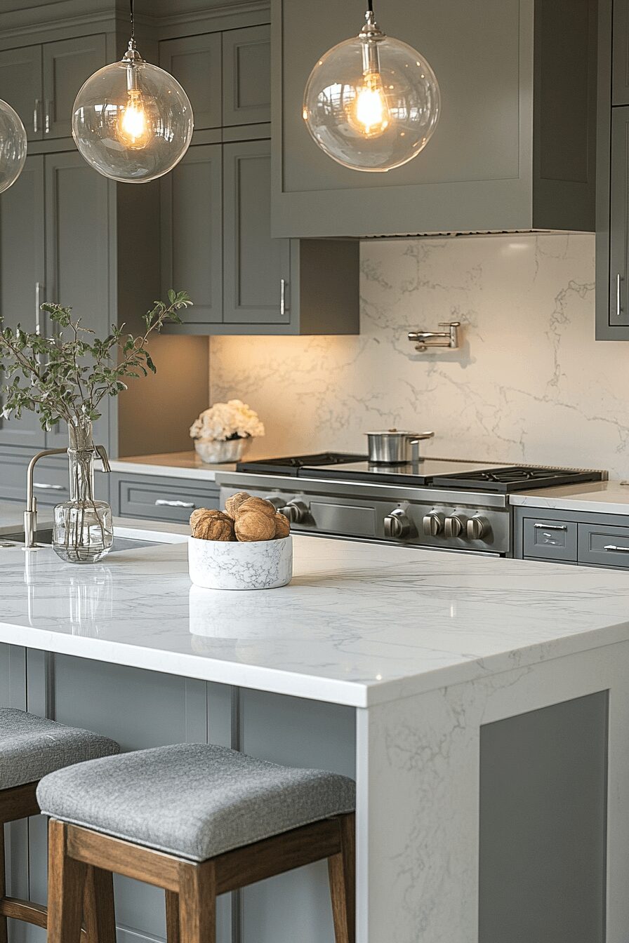 29 Marble Countertops That Add Grace and Glamour to Any Space 18 marble countertops