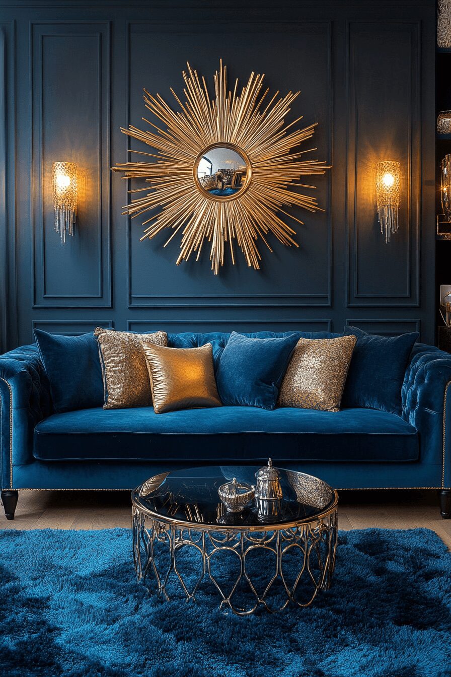 29 Blue Couch Living Room Ideas That Add Calm and Cheerful Energy 19 blue couch living room ideas