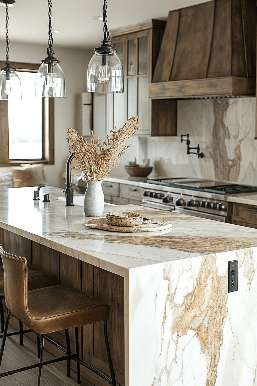 29 Marble Countertops That Add Grace and Glamour to Any Space 19 marble countertops