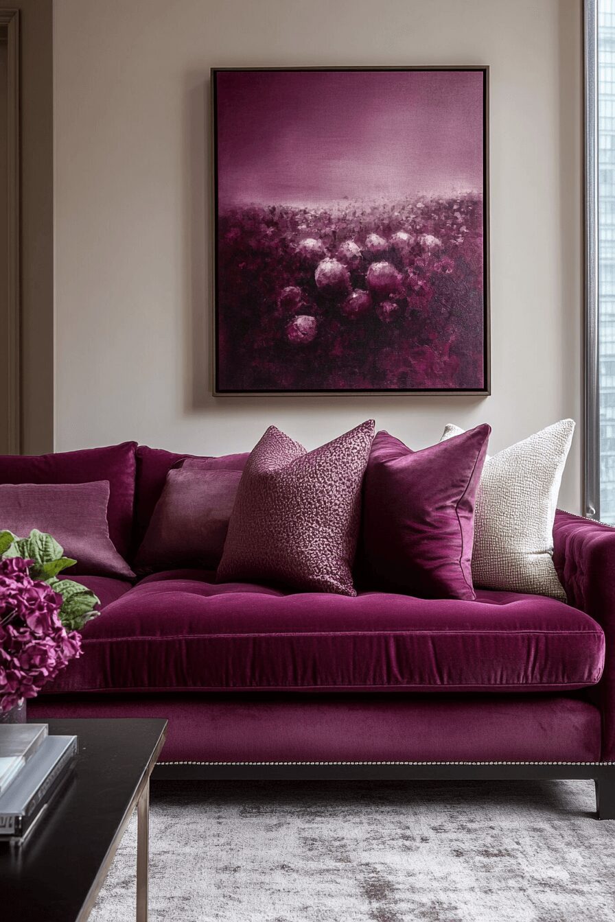 29 Burgundy Couch Living Room Ideas That Add Warmth and Style 19 burgundy couch living room
