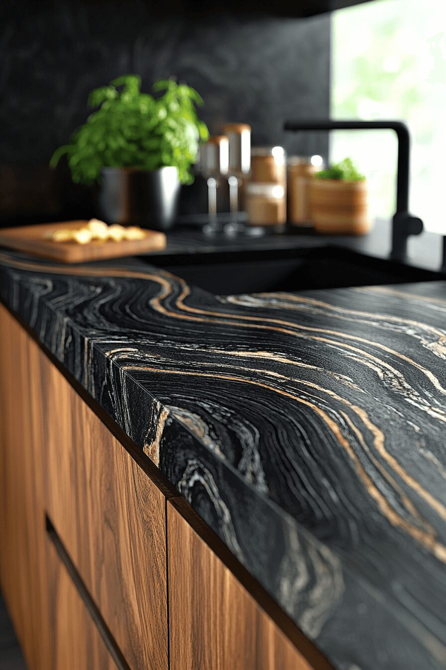29 Black Granite Countertops Kitchen Designs That Define Classic Luxury 2 black granite countertops kitchen