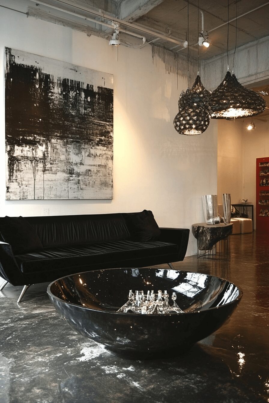 29 Dark Couch Living Room Ideas That Add Depth and Cozy Charm 20 dark couch living room