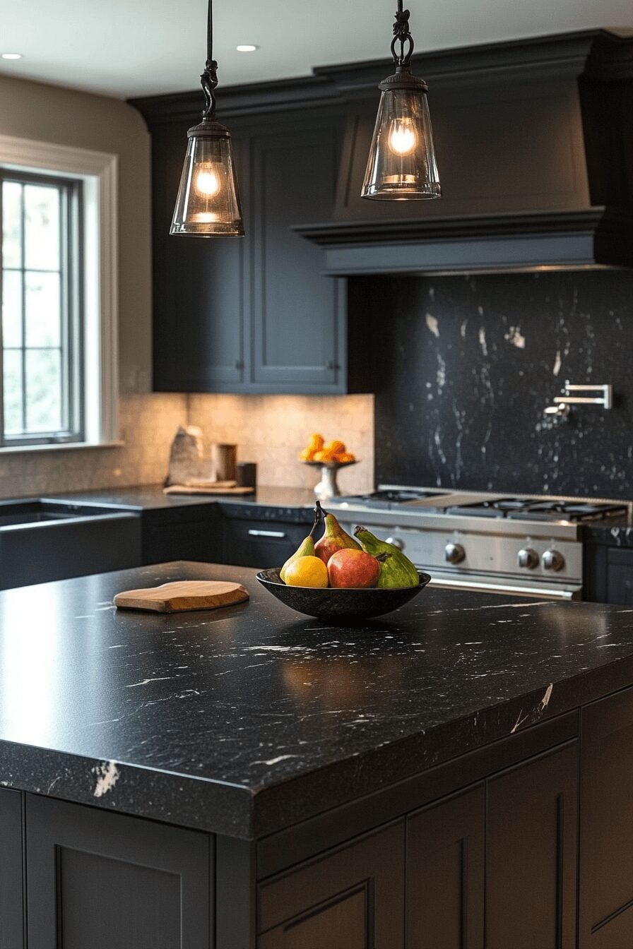29 Black Granite Countertops Kitchen Designs That Define Classic Luxury 20 black granite countertops kitchen
