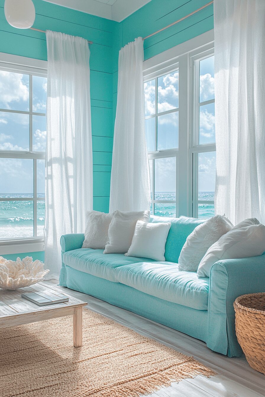 29 Teal Couch Living Room Designs for a Cheerful and Relaxing Home 20 teal couch living room