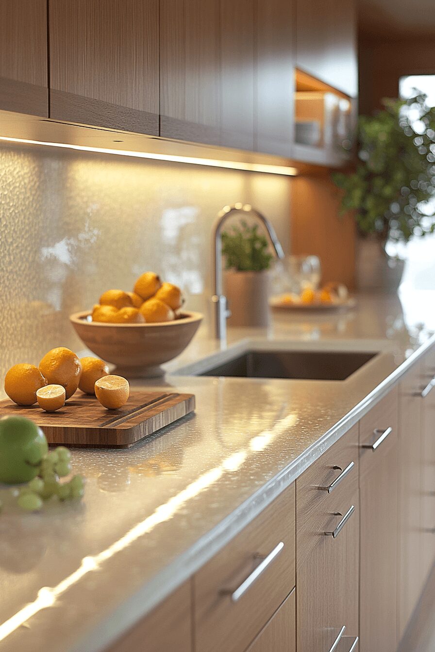 29 Recycled Glass Countertops That Sparkle With Sustainable Style 21 recycled glass countertops