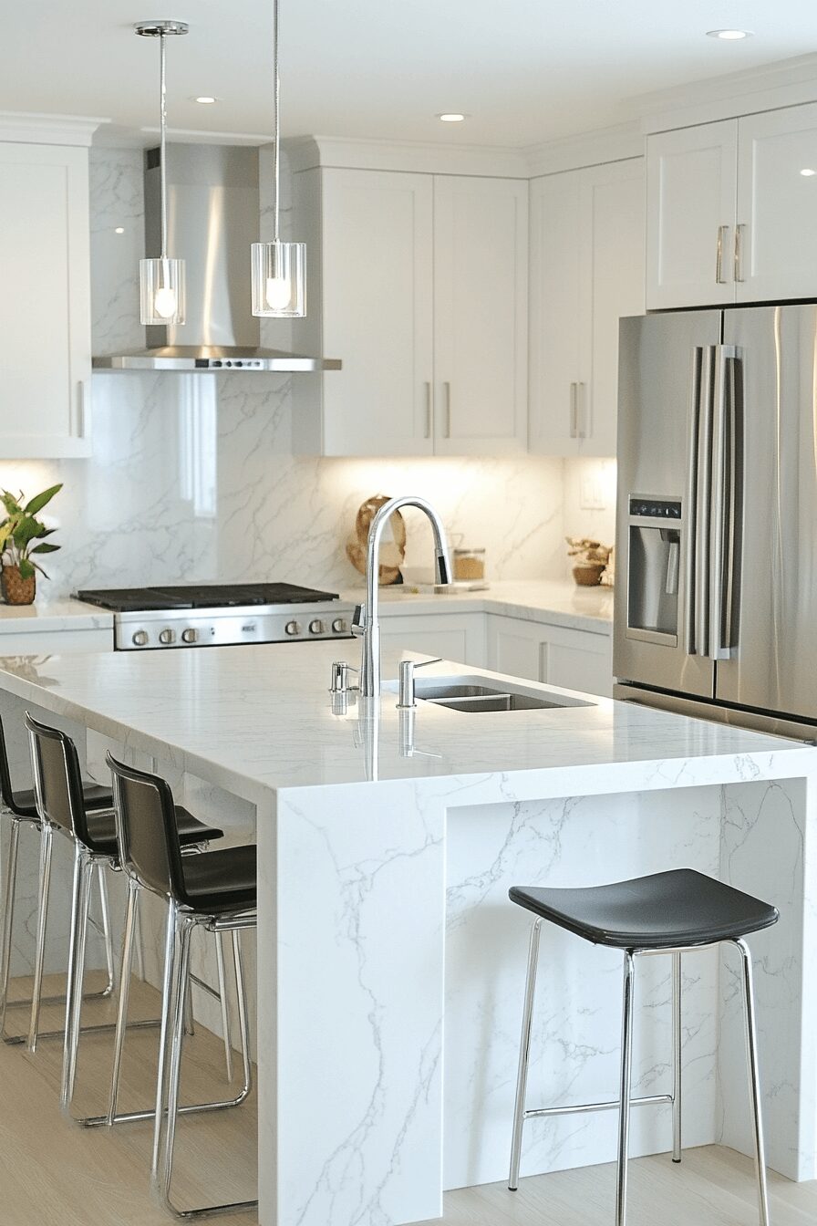 29 Marble Countertops That Add Grace and Glamour to Any Space 21 marble countertops