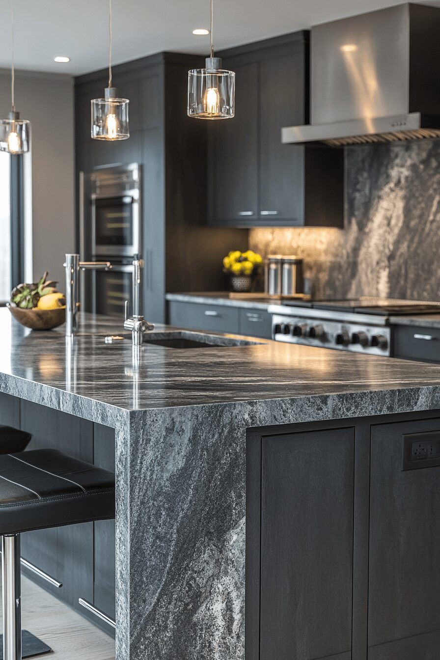 29 Granite Countertops to Create the Perfect Kitchen Aesthetic 22 granite countertops