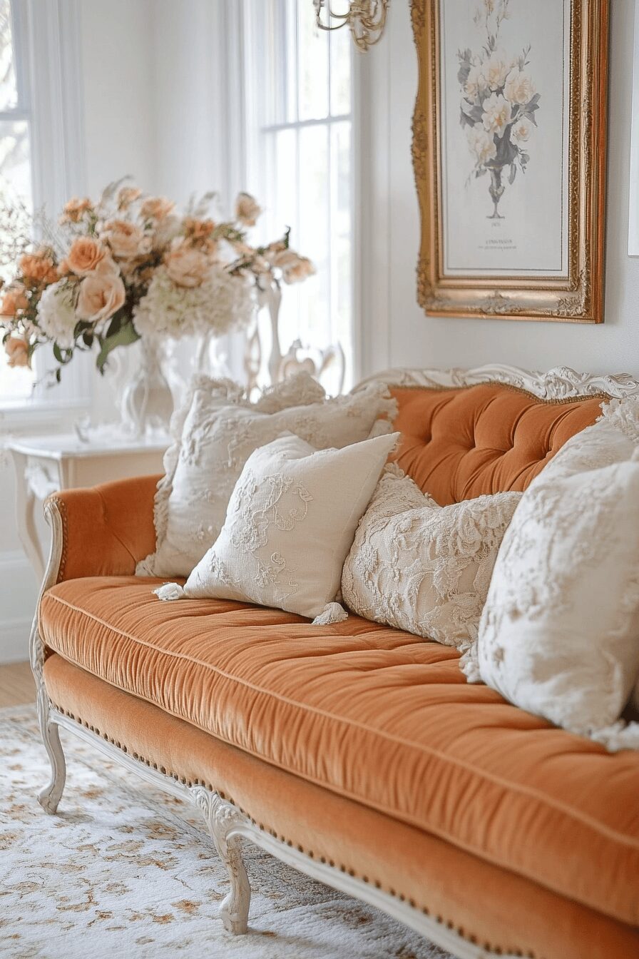 29 Rust Couch Living Room Ideas That Make Your Space Pop 22 rust couch living room ideas