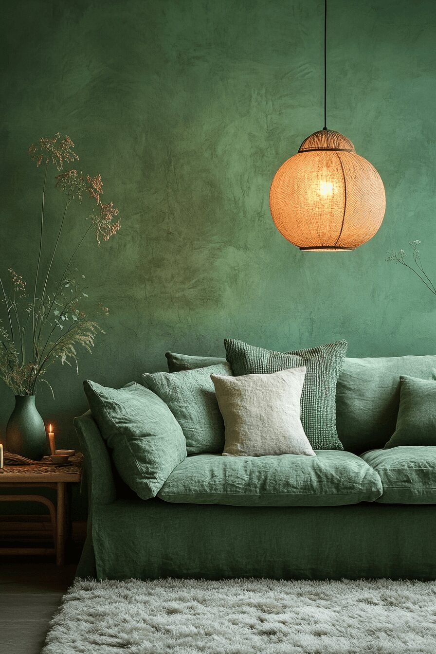 29 Olive Green Couch Living Room Ideas to Create a Fresh and Inviting Retreat 22 olive green couch living room ideas