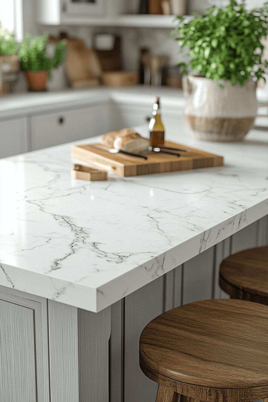 29 Kitchen Countertops Ideas That Blend Beauty and Function Perfectly 22 kitchen countertops ideas