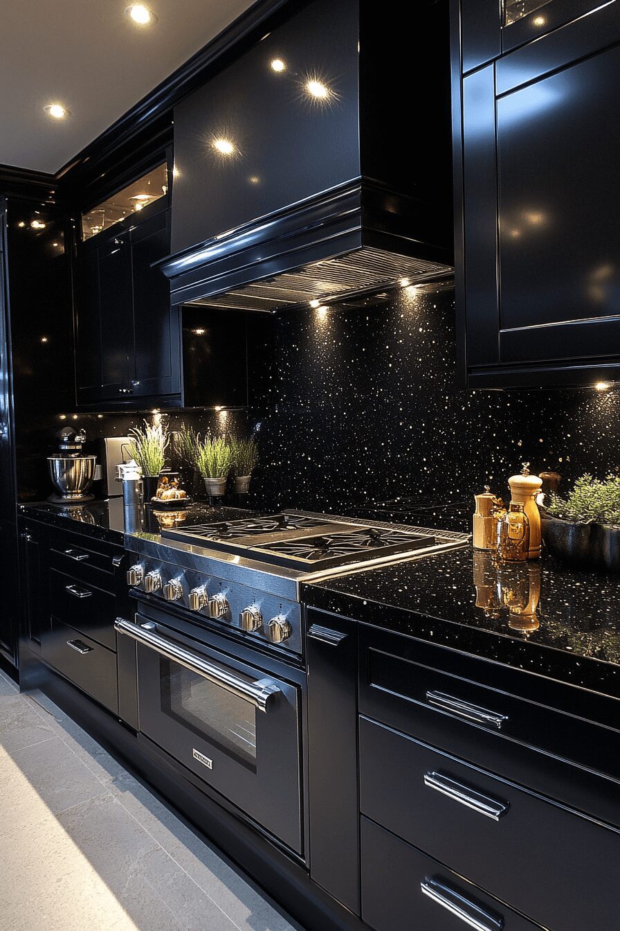 29 Black Granite Countertops Kitchen Designs That Define Classic Luxury 23 black granite countertops kitchen