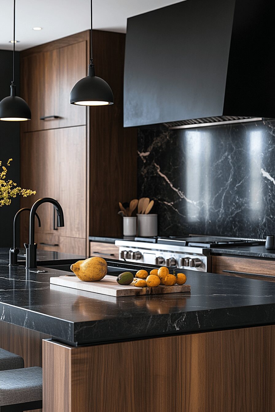 29 Black Quartz Countertops That Capture Modern Luxury at Its Finest 23 black quartz countertops