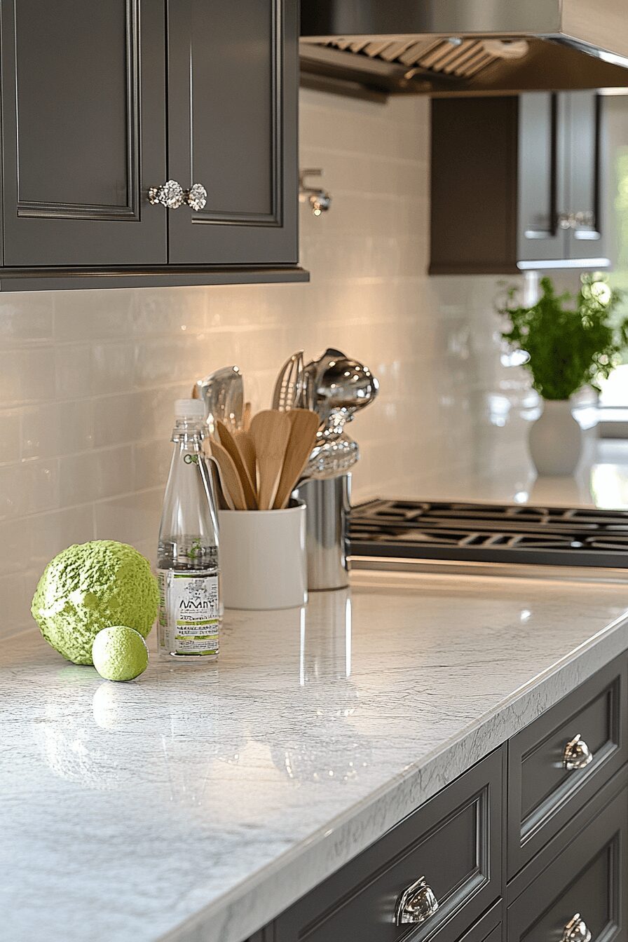 29 White Granite Countertops to Add Fresh Elegance to Your Home 23 white granite countertops