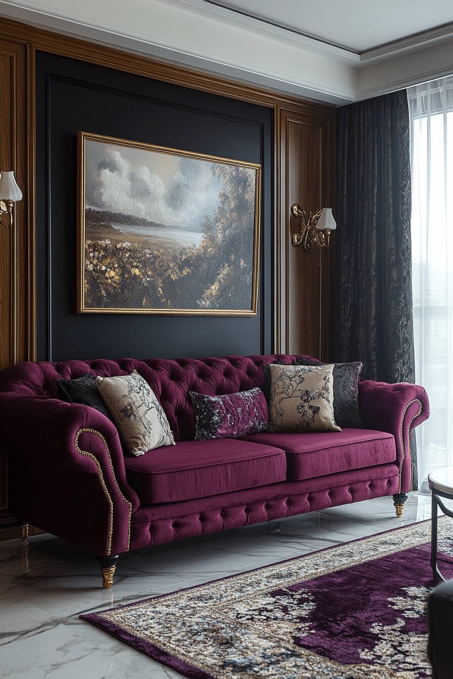 29 Burgundy Couch Living Room Ideas That Add Warmth and Style 23 burgundy couch living room