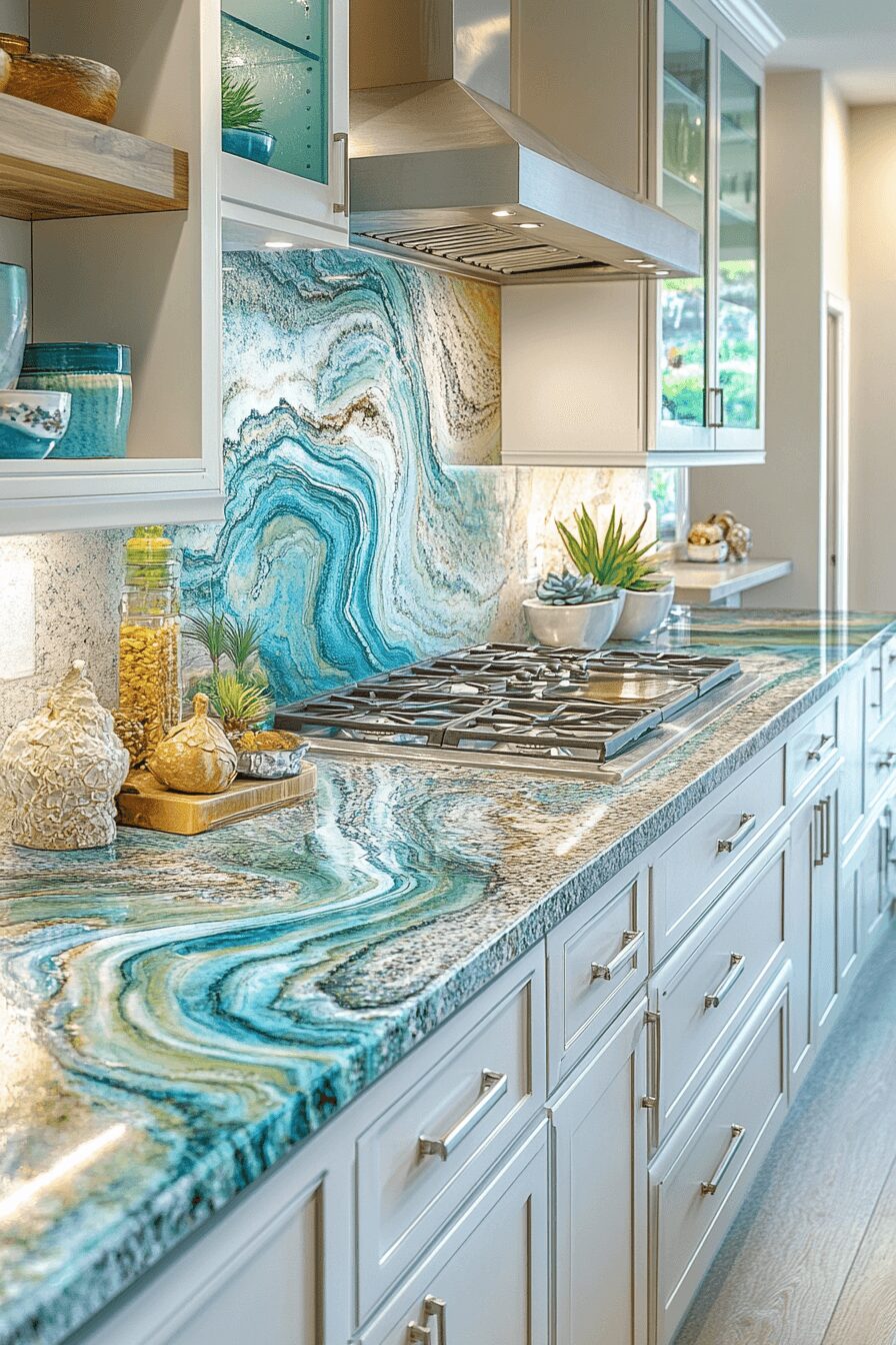 29 Granite Countertops to Create the Perfect Kitchen Aesthetic 23 granite countertops