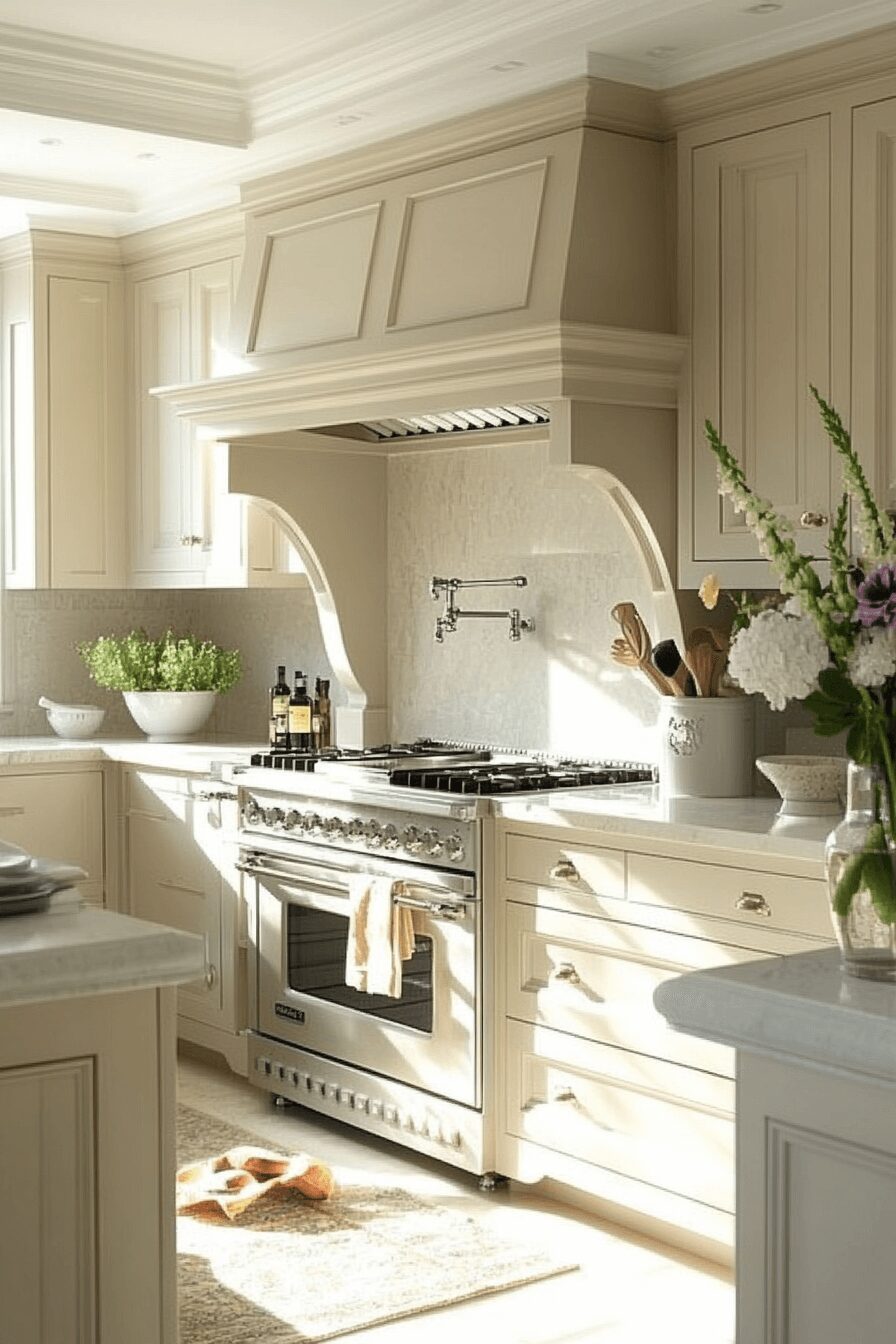 29 Ivory Kitchen Cabinets That Add Soft Sophistication to Your Kitchen 24 ivory kitchen cabinets